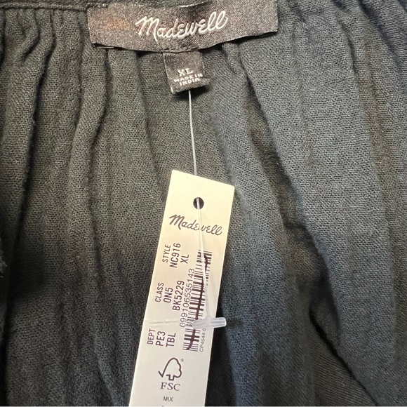 •new• MADEWELL Lightestspun Coverup Maxi Shirt Dress - Picture 12 of 12